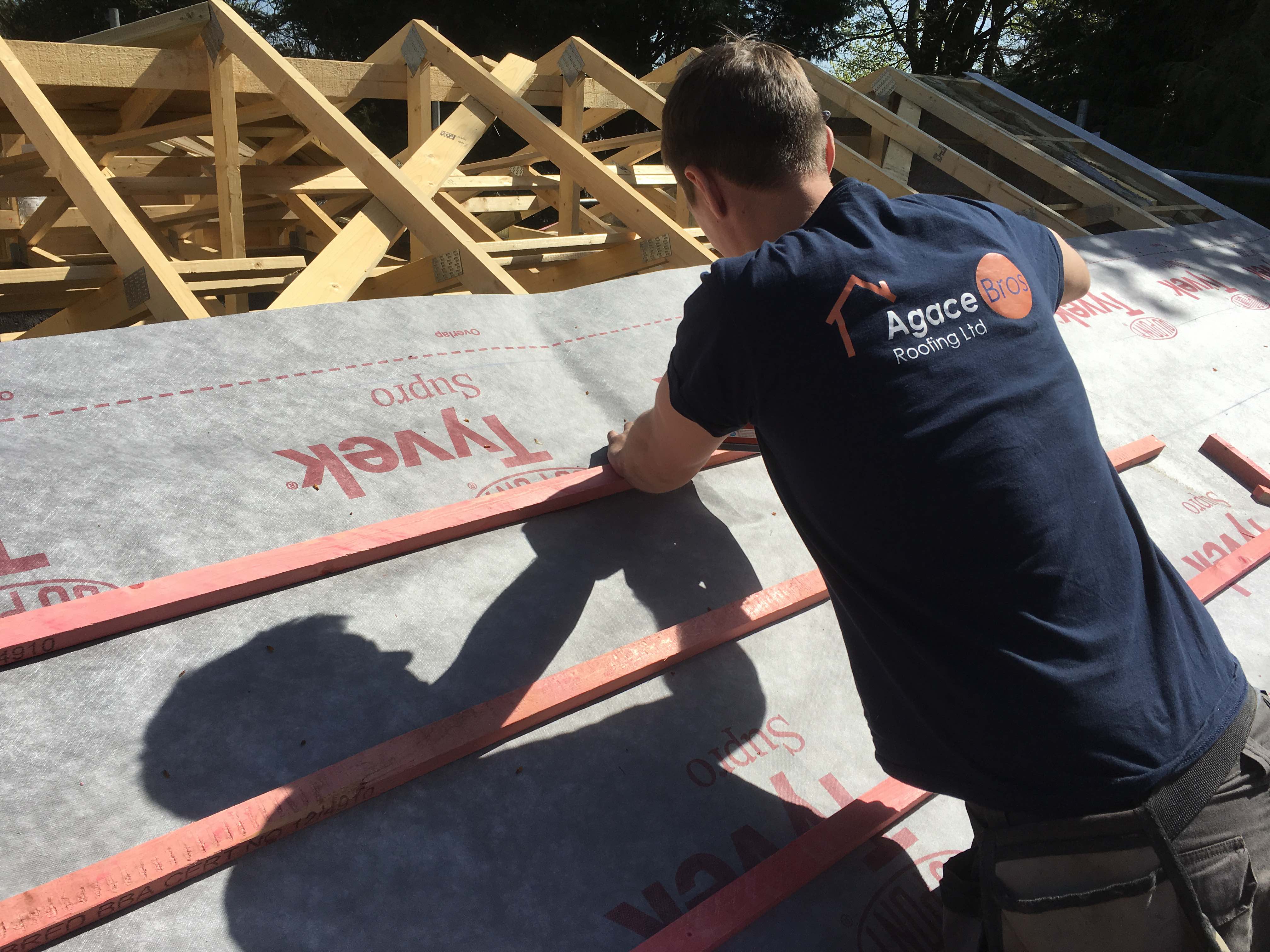 Agace Bros roofing work 1